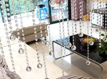 ОКОННЫЕ БУСИНЫ ХРУСТАЛЬНАЯ ЦЕПЬ ГИРЛАНД-СЛЕЗА