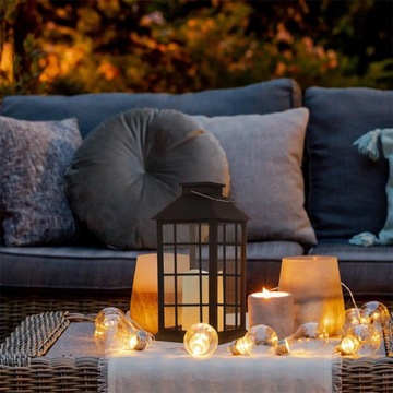 2x Latarenka ogrodowa LED SOLARNA Lampion Latarnia SuperLED