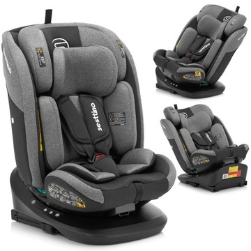 Fotelik samochodowy ISOFIX 40-150cm Sesttino OKTAGON 0-36kg OBROTOWY I-SIZE
