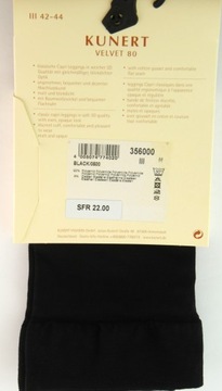 ЛЕГИНСЫ KUNERT VELVET 80 CAPRI ЧЕРНЫЕ S 38-40 -50%