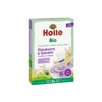 Holle BIO Kaszka Ryżowa z Jagodami na Kozim Mleku