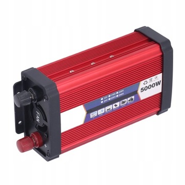 5000W Falownik samochodowy 12V do 220V SINUS