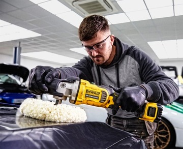 Ротационная полировальная машина 18В 180мм 2х5Ач DeWALT DCM849P2