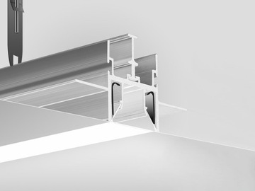 KLUŚ FOLED молочный чехол для светодиодного профиля - 1м