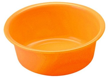 KEEEPER - Miska plastikowa łazienkowa okrągła pomarańczowa - Ø 36 cm 9 L