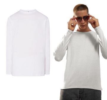 Biała BLUZKA koszulka męska BAWEŁNIANA comfort 5XL