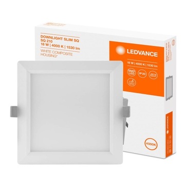 Panel LED Podtynkowy 18W 4000K Slim SQ210 LEDVANCE