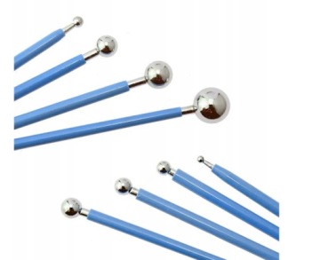 Набор из 4 силиконовых палочек, шариков для затирки, силиконовых палочек