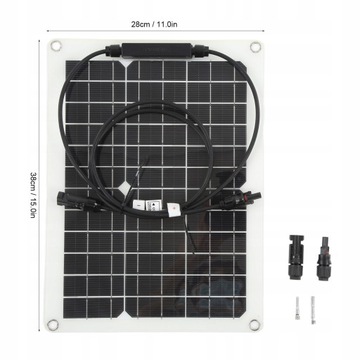 Солнечные панели 30Вт 18В Монокристаллический кремний
