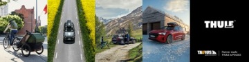 Thule 7104 EVO WINGBAR Алюминиевый багажник на крышу, ЧЕРНЫЙ
