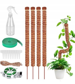 Опора кокосовый кол для виноградной лозы монстера 64 см.