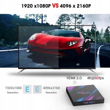 H96 MAX Smart TV Box двойной декодер Wi-Fi