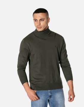 Elegancki Cienki Sweter Męski Golf S2S C119 r XL