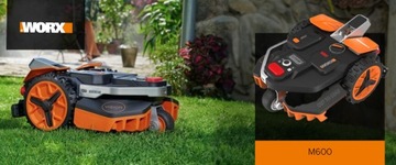 Bezprzewodowy robot koszący WORX Vision 600m2 WR206E cięcie przy krawędzi