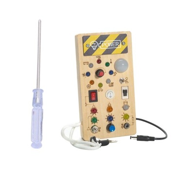 Tablica sensoryczna Montessori LED Busy Switch