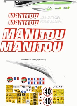 NAKLEJKI NAKLEJKA MANITOU Mlt 741 ps