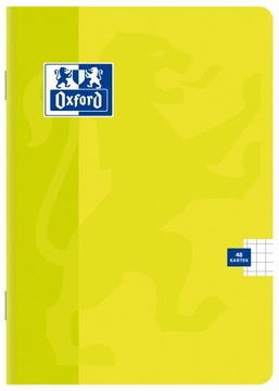 Zeszyt Oxford Sweet A6 48 kartek kratka limonkowy
