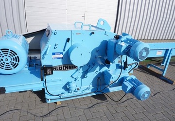 RĘBAK ROZDRABNIACZ KLOCKNER 180x500L-2WV 55kW AUTOREWERS + PODAJNIK TAŚMOWY