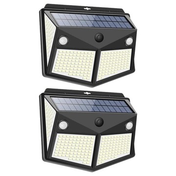 Wodoodporna zewnętrzna ściana LED Solar Power