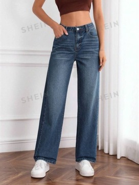 C196 Spodnie Damskie jeans SHEIN 28