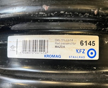 4× DISK OCELOVÝ KFZ 5.5" X 14" 4X100 ET 45