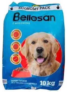 KARMA Z WOŁOWINĄ DLA PSÓW DOROSŁYCH BELLOSAN 10 KG