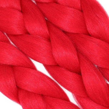 Синтетические волосы для косичек А13 красные Ariel box braids