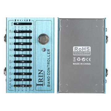 10-полосный эквалайзер IRIN, педаль эффектов для мини-гитары