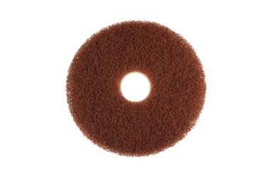 Pad maszynowy czyszczący brąz 406x25 gruby 16''