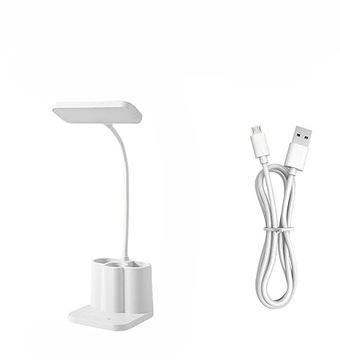 Lampka biurkowa Led biała z pojemnikiem 4000 mAh