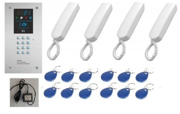 Domofon ELPROD 4 rodzinny 2 wire podtynk 4x DG1