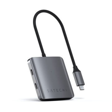 4-портовый концентратор USB-C Satechi — концентратор USB-C (4x USB-C) (серый космос)