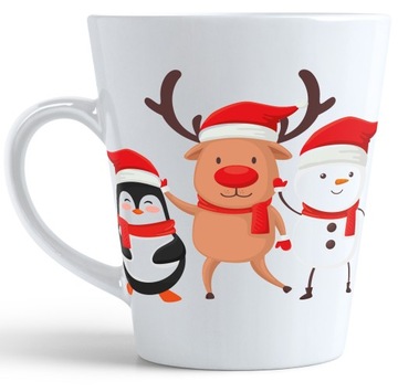 ŚWIĄTECZNY KUBEK LATTE 330ml PREZENT NA ŚWIĘTA