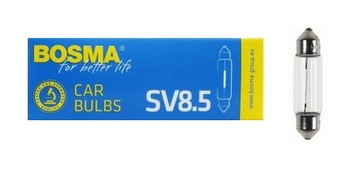 ROMET WSK - Żarówka rurka 6V 5W SV8,5 długosć 36mm BOSMA