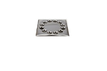 RUSZT NIERDZEWNY do kratki ściekowej 9x9cm inox ik149
