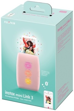 Мгновенный принтер FUJIFILM Instax Mini Link 3, розовый
