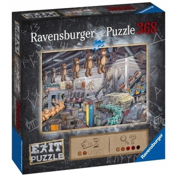 Puzzle Exit 368 W fabryce zabawek 164844