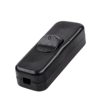 Przełącznik przelotowy 250V 3A czarny
