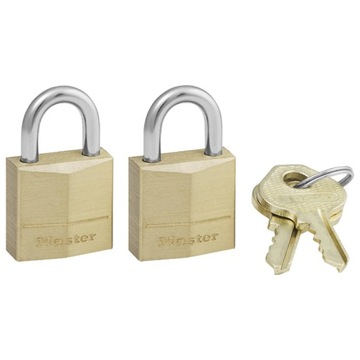 2x kłódka ten sam klucz Master Lock Zestaw