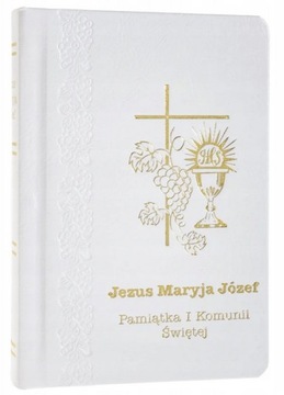 BIAŁY Modlitewnik Książeczka do Pierwszej Komunii