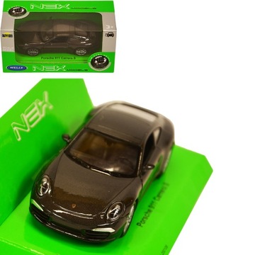 WELLY PORSCHE 911 (991) CARRERA S RED 1:34 МЕТАЛЛ НОВАЯ МОДЕЛЬ