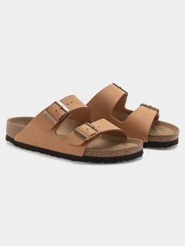 Klapki Damskie Birkenstock 1025046 ARIZONA BFBC NARROW Brązowe 40