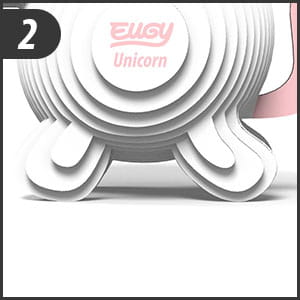 РОЗОВЫЙ ЕДИНОРОГ Fun Puzzle 3D ECO пазл