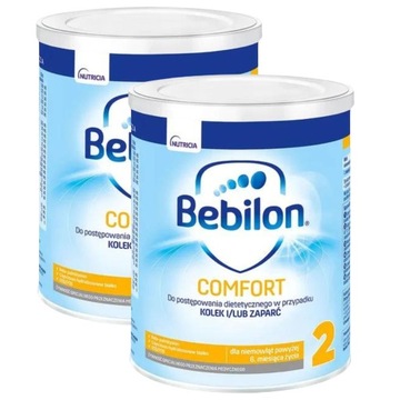 Bebilon Comfort 2 dla niemowląt z tendencją do kolek i zaparć 400 g