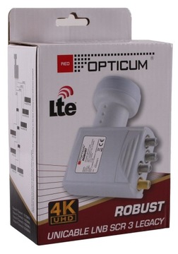 Konwerter LNB Unicable Opticum SCR 3 Legacy 0,1 dB
