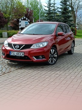 Nissan Pulsar 1.2 DIG-T 115KM 2015 Nissan Pulsar LED Kamera 360° Navi Klimatronic Nowy rozrząd, zdjęcie 7