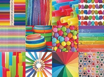 PUZZLE 1000el. Tęczowe Kolory