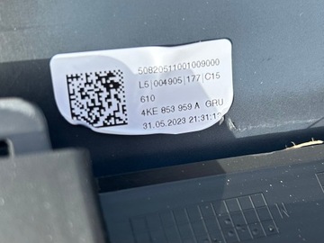 AUDI E-TRON 4KE LIŠTA DVEŘE LEVÝ PŘEDNÍ NOVÝ ORIG.