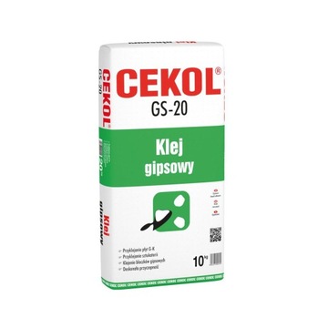 CEKOL GS-20 Klej gipsowy opak.10kg EAN:5906474000100
