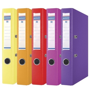 5x Segregator A4 Master Donau 50mm Intensywne Mix